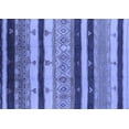 thumbnail image 1 of Ahgly Company Machine Washable Indoor Rectangle Oriental Blue Industrial Area Rugs, 3' x 5', 1 of 4