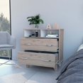 thumbnail image 3 of FM FURNITURE Portobelo Two Drawer Dresser, Two Shelves, Superior Top, Four Legs, 3 of 6