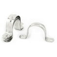 thumbnail image 4 of 5 Pcs 40mm Diameter Stainless Steel U Shaped Saddle Clamp Tube Pipe Clip, 4 of 4