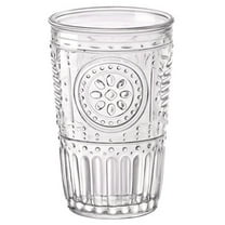Bormioli Rocco Romantic Water Glass [Set Of 4] | 10.25 oz Premium Glass Set For Refreshments, Soda & Beverages | Italian Quality Glassware, Perfect For Dinner Parties, Bars & Restaurants