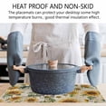 thumbnail image 5 of Farmhouse Sunflower Retro Summer Botanical Burlap Kitchen Place Mats Waterproof Cloth Table Mats, Indoor Outdoor Placemats Easy Clean Dinner Decor, 5 of 8