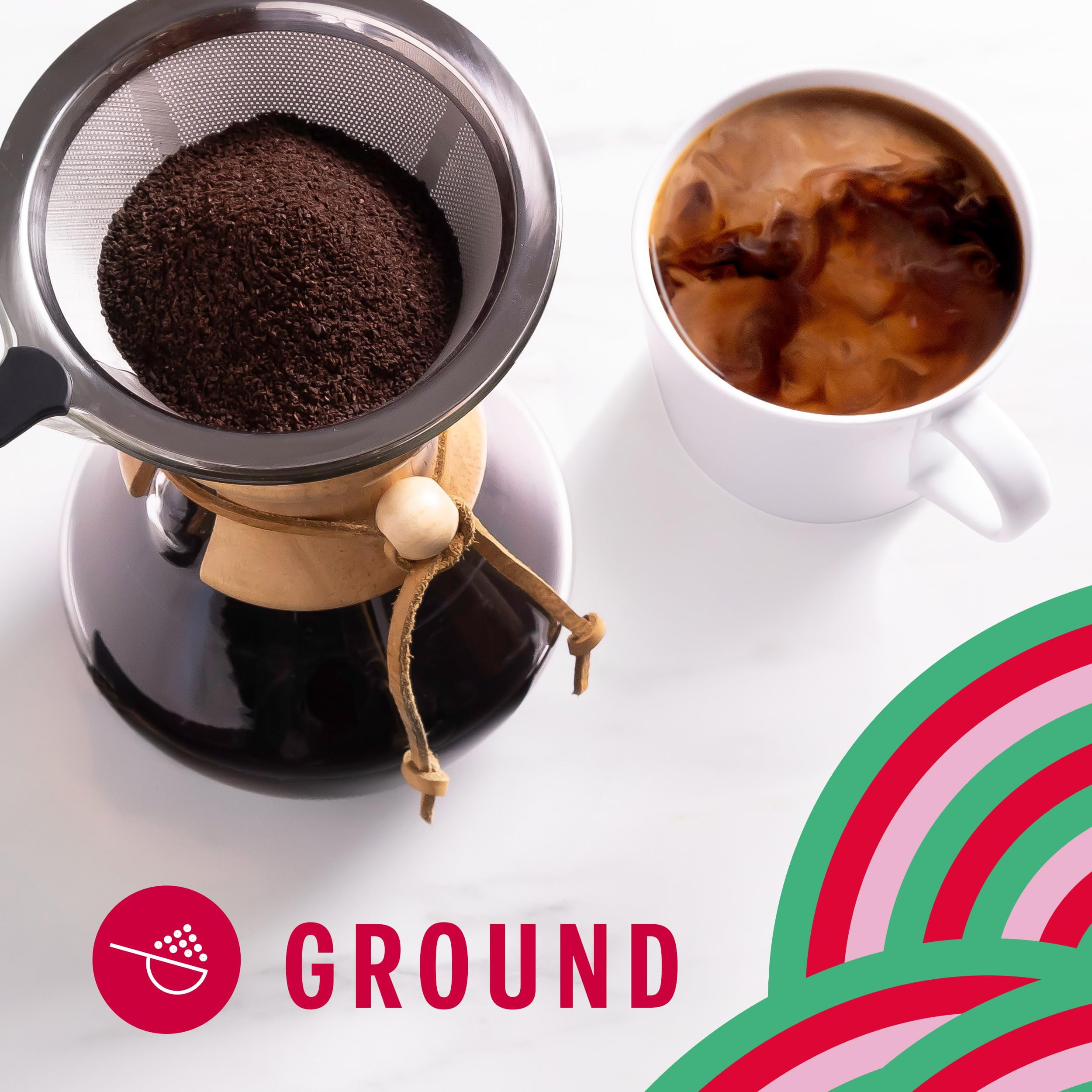 Starbucks Ground Coffee, Peppermint Mocha Naturally Flavored Coffee, 100% Arabica, Limited Edition Holiday Coffee, 6 Bags (11 Oz Each) Packaging May Vary