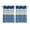 Yellow Blue, variant on Blue Yellow Kitchen Curtains 63 Inch Length, Botanical Floral Motifs Wildflower Striped Grommet Top Bedroom Living Room Curtains, Light Filtering Cafe Curtain Drapes 2 Panels Set 84''x63''