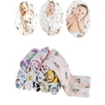 thumbnail image 2 of Esho 47x47 Inch Newborn Baby Cotton Soft Sleeping Blanket Wraps Bath Towel, 2 of 5