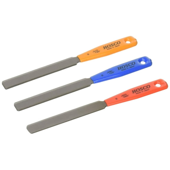 HOSCO LUTHIERS TOOLS Nut groove cut file 3 pose base guitar TL-NF3B