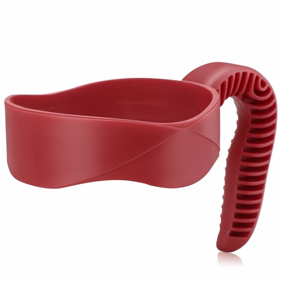 ACDANC Handle for 30OZ Tumbler,Anti Slip Travel Mug Grip Cup Holder,Red