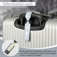 thumbnail image 4 of 4 Pcs Creative Luggage Tags with Name Card, Unique Baggage Tag, Attractive Portable Travel ID Label, Personalized Luggage Identifiers for Suitcases, Gray, 4 of 7