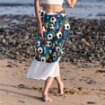 thumbnail image 6 of Football Stylish Chiffon Women's Beach Dress with Polyester Straps - for Beach Skirts, 6 of 6