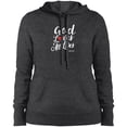 thumbnail image 2 of God Loves All Lives Ladies Pullover Hooded Sweatshirt, 2 of 4
