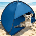 thumbnail image 5 of MISSMILE 2026 New Pop-Up Beach Shelter - Portable Beach Tent for Camping, Picnic, Small Dogs, Cats and Other Small Pets, Blue for Beach, Backyard, Park, Pool, Hiking, 5 of 5