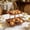 Brown-Free Size/M, variant on 3 Tier Rattan Serving Basket Wicker Snack Tray Rectangular Woven Food Display Stand for Cupcake Macaron Tea Party Kitchen Home Decor 10.2x9.4x7.5 Inch