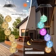 thumbnail image 3 of Campanillas de viento solares HEGUD, luces LED que cambian de color, 3 of 8