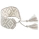 thumbnail image 5 of Pulsera ajustable con borlas y círculos, decoración tejida para la muñeca., 5 of 6