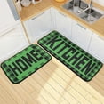thumbnail image 4 of Buffalo Plaid Checked Black Red Kitchen Mat Set of 2 Anti-Fatigue Kitchen Rug Set Washable Non Slip Cushioned Foam Kitchen Runner Rugs and Mats Comfort Standing Mat for Floor Laundry Home Decor, 4 of 6