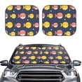 thumbnail image 2 of Fotbe Cute Puffer Fish Juego de 2 Piezas de Parasoles para Parabrisas | Bloqueador Solar para Auto | Accesorios Plegables para Protección Solar Interior-Small, 2 of 6