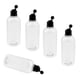 thumbnail image 3 of 5x Contenedor de corporal recargable Vacío 100/200 / 300mL Botellas de almacenamiento de champú y acondicionador de plástico duradero ml Salvador botellas de loción vacías exprimir, 3 of 10