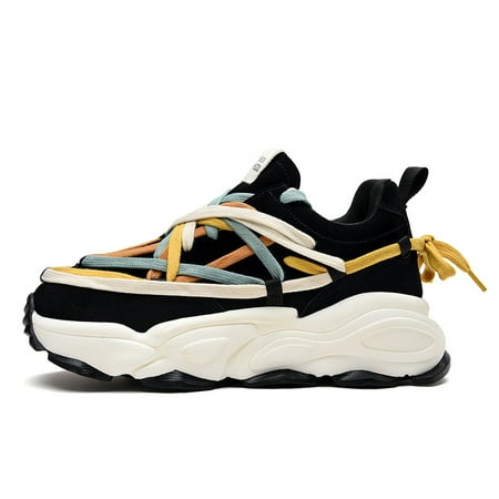 

Casual Chunky Lace-Up Platform Sneaker For Men & Women