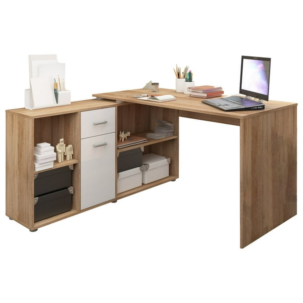 Furniture Agency Beat Multi Position Corner Desk Walmart Com
