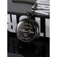 thumbnail image 2 of Regalo de reloj de bolsillo para hijo - Nunca olvides esto, te amo TUNC Sencillez, 2 of 5