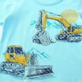 thumbnail image 3 of Conjunto de ropa: camiseta y pantalones cortos de algodón de verano para niños pequeños, 3 of 7