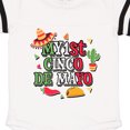 thumbnail image 3 of Inktastic My 1st Cinco De Mayo with Sombrero Red Chili Pepper Taco and Cactus Gift Baby Boy or Baby Girl Bodysuit, 3 of 4