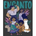 thumbnail image 2 of Boy's Encanto The Family With Magical Gifts  Graphic Tee Charcoal Heather Large, 2 of 5
