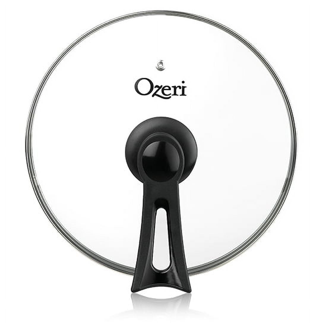 Ozeri Free-Standing Tempered Glass Pan Lid Oven Safe Space Saving Design