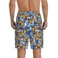 thumbnail image 3 of Easygdp Colorful Butterfly1 Men's Short Pajama Pants, Sleep Shorts, Household Pants, Casual Pants with Pockets - Small, 3 of 9