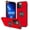 Red, variant on Xpression Phone Case For Motorola Moto G Power 5G 2026 Military Grade Hybrid Case with Flat Metal Ring 360° Rotation Kickstand, Slim Fit Back Hard PC Cover, Blue