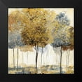 thumbnail image 2 of Nan 20x20 Black Modern Framed Museum Art Print Titled - Metallic Forest I, 2 of 5