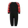 thumbnail image 6 of Christmas Family Matching Pajamas Sets for Family Christmas PJ's Letter Print Top and Plaid Pants Xmas Jammies Sleepwear Mommy and Me Pajamas Christmas Outfit, 6 of 10