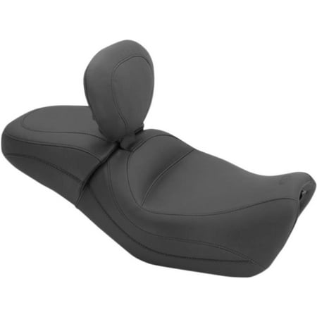 - Mustang 79786 One-Piece Touring Seat with Driver Backrest