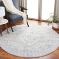 thumbnail image 2 of SAFAVIEH Metro Mckenzie Medallion Area Rug, Grey/Ivory, 6' x 6' Round, 2 of 8