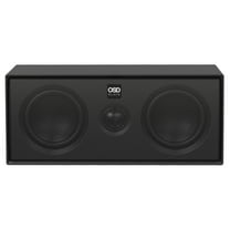 OSD Audio Nero MODQ3 LCR Bookshelf Speaker with Dual 3" Glass Fiber Woofers & 1" Silk Dome Tweeter, Single
