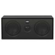 OSD Audio Nero MODQ3 LCR Bookshelf Speaker with Dual 3" Glass Fiber Woofers & 1" Silk Dome Tweeter, Single