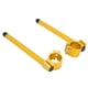 thumbnail image 4 of M Buder Manillar de Motocicleta Universal 43mm Clip On Aluminio Separado (Dorado), 4 of 9