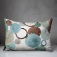 thumbnail image 3 of Creative Products Abstract Watercolor Circles 14x20 Spun Poly Pillow, 3 of 3