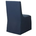 thumbnail image 6 of Uttermost Coley Farmhouse Style Wood and Fabric Armless Chair in Blue, 6 of 7