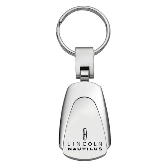 Lincoln Nautilus Teardrop Key Chain (Silver)