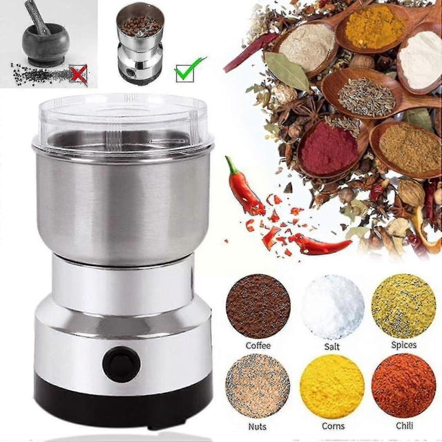 Electric Coffee Grinder 150w 220v Kitchen Cereals Beans Grinding Coffee Home Nuts Multifunctional Be