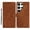 Brown, variant on Allytechgroup Wallet Phone Case for Samsung Galaxy S24 with Credit Card Slot, PU Leather Slim Lightweight Flip Case with Lanyard Shockproof Protective Bumper for Women Girls, Black
