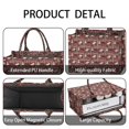 thumbnail image 4 of Large Capacity Tote Bag,Red Christmas Animal and Tree Pattern Handbag Fashion Luxury Tote Bag,15.7"x13"x 5.1" Inches,Laptop Compatible, 4 of 6