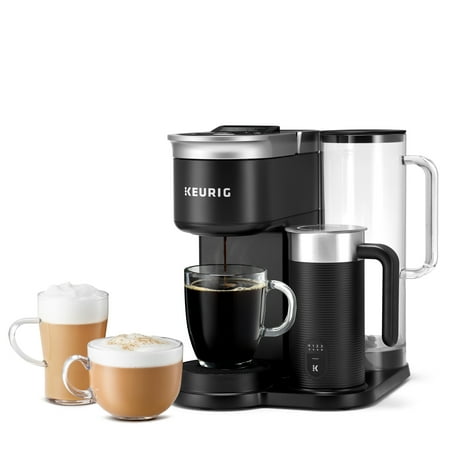Keurig - K-Cafe SMART Single-Serve Coffee Maker and Latte Machine with WiFi Compatibility - Black