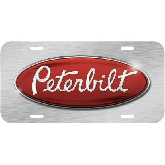 Metal License Plates For Peterbilt License Plate Vehicle Auto Vehicle Tag Truck Tractor Trailer Semi Design-Tf-86-73
