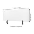 47*18*2 inches Office Partition Desk Divider Desktop Privacy W/Panel 2