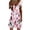 Hot Pink, variant on Women's Summer Casual Dress 2025 V Neck Short Sleeve Loose Swing with Pockets Floral Plain Print Beach Boho Womens Casual Trendy Midi Dresses