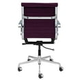 thumbnail image 5 of SOHO Ribbed Management Office Chair (Purple Fabric), 5 of 5
