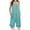 Light Blue, variant on ZVNAΖH Jumpsuits for Women Summer 2024 Waffle Knit One Piece Jumpsuit Clearance Casual Sleeveless Jumpsuit Wide Leg Rompers