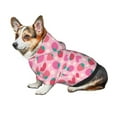 thumbnail image 6 of Uemuo Haear Strawberry for Winter Dog Hoodie Sweatshirts with Pockets Warm Dog Clothes for Small Dogs Chihuahua-X-Large, 6 of 8