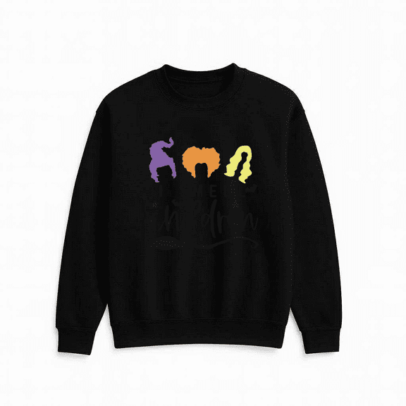 Funny Halloween Just A Bunch Of Hocus Pocus Witchy Quote Retro Sweatshirt, for men & women, up to size 5XL